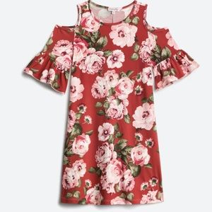 Chenault Girl Cold Shoulder Dress